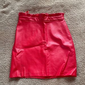 River Island faux leather mini skirt ❤️